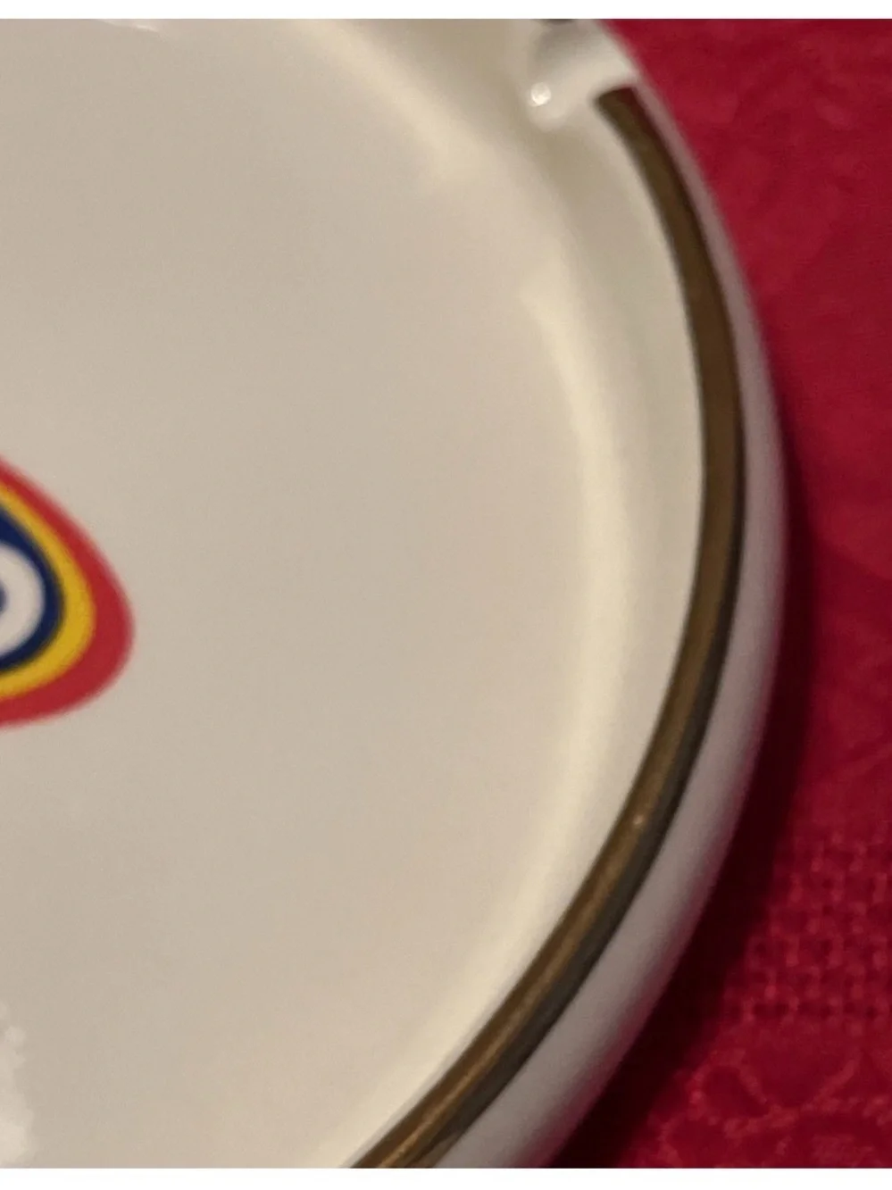 🔥 Rainbo Bread Ashtray VTG HTF RARE Bread Advertising 70s 80s Memories Smoking